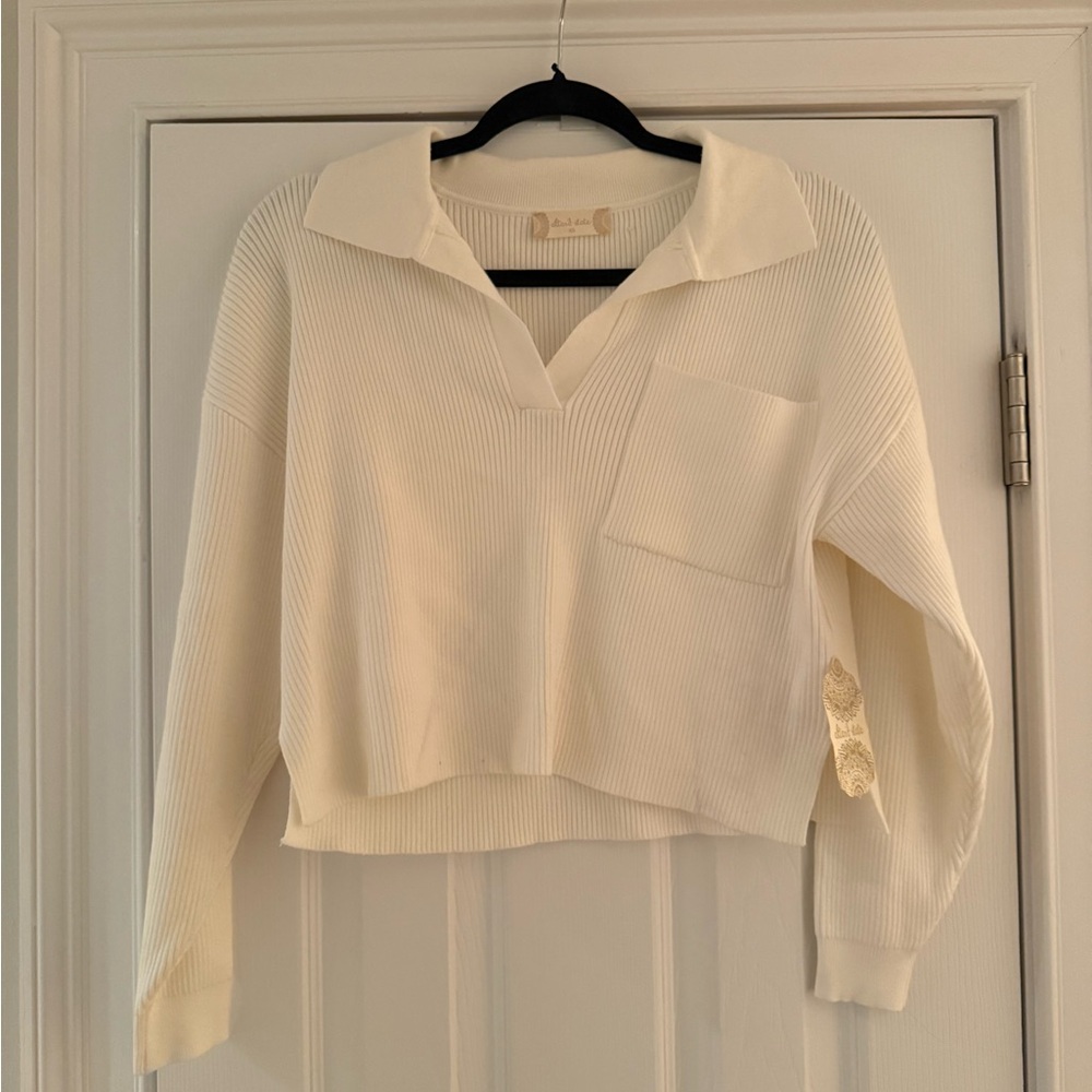 Altar'd State Cream Sweater Cardigan